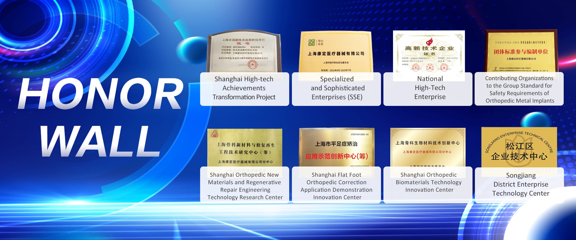 CareFix Orthopedic Product Portfolio